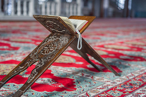 istock Koran standing on a stand in the mosque 512701078