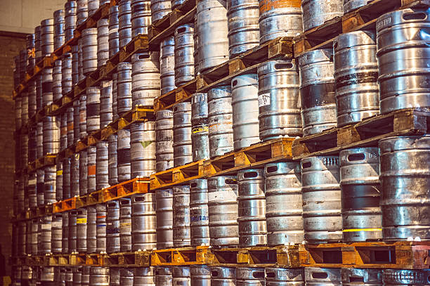 istock Close-up of kegs 512701584