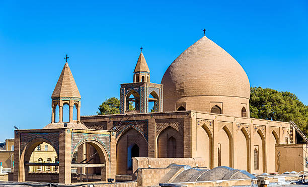 홀리 피의 캐서드럴 (vank 캐서드럴) 이스파한, 이란에 - spirituality famous place isfahan dome 뉴스 사진 이미지
