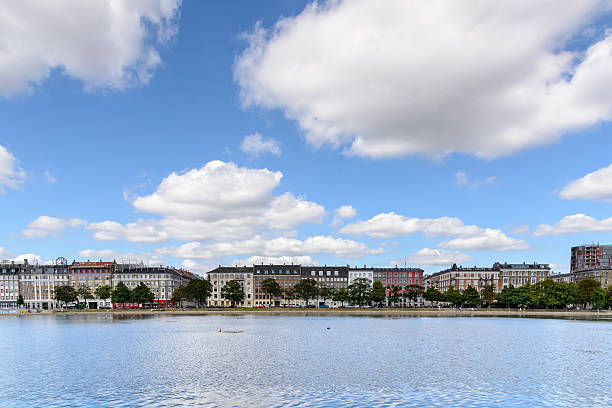 The Lakes, Copenhagen stock photo