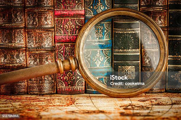 Old Books Stock Photo - Download Image Now - Backgrounds, History, Antique
