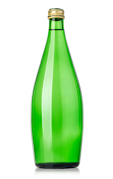 istock Soda water in glass bottle. 512726582