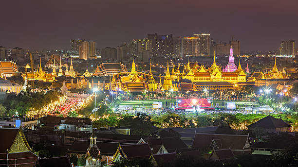 istock Beutiful scene of Wat Phra Kaew at dusk 512726628