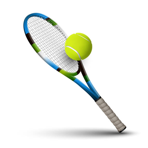 istock Vector tennis symbols as design elements, tennis balls, tennis r 512726810