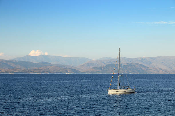istock sailboat sailing near the Corfu island 512728788