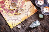Astrology with crystals