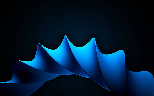 istock Abstract object as blue swirl curves looks like DNA. 512729458