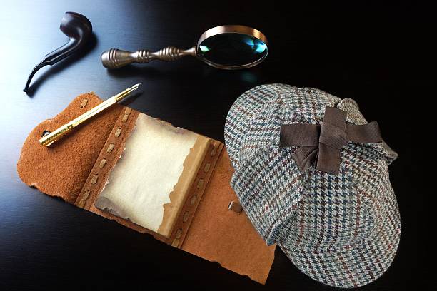 istock Detective or Investigation Concept Tools On The Wood Table 512729678