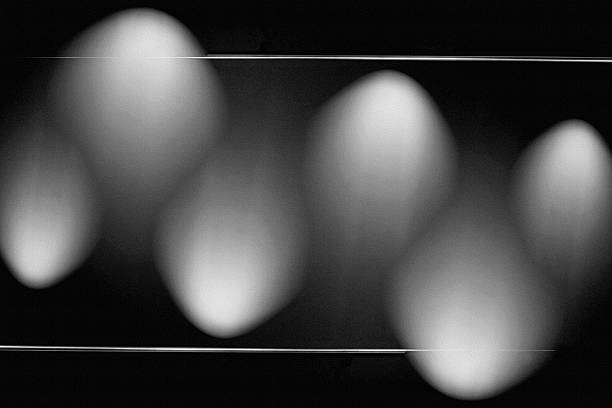 istock Spots of light. Abstract black and white interior fragment 512731200