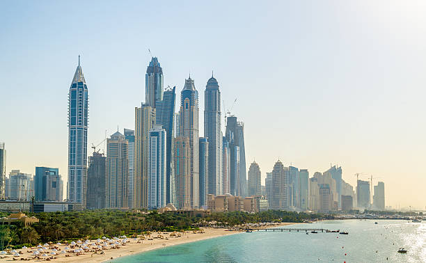 istock View of Jumeirah district in Dubai, UAE 512731716