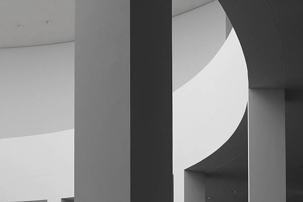 istock Fragment of contemporary rotunda in minimalism / constructivism style 512732874