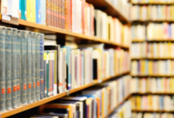 istock Bookshelf, interior blurred. Intentionally blurred/obscurred  to be used as background 512733820
