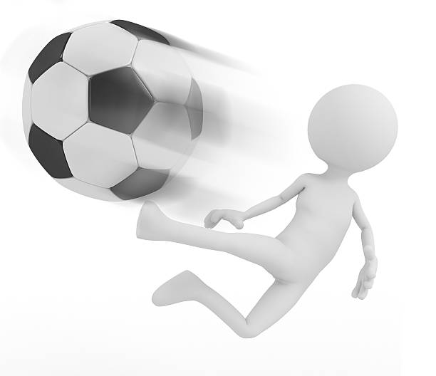 istock football player hits the ball 512734250