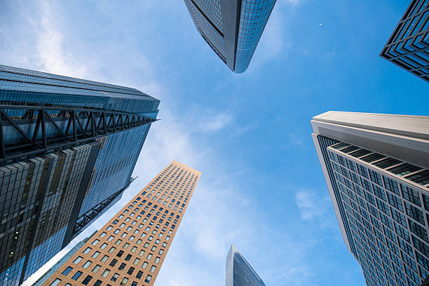 istock Exterior view of skyscrapers 512739750