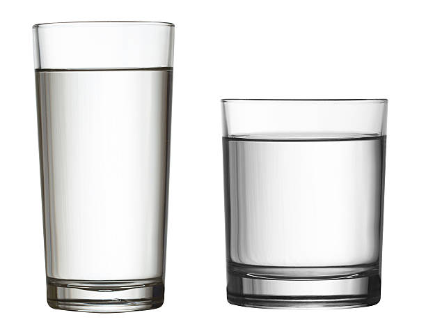 istock two water glasses isolated on white clipping path included 512742900