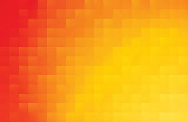 Vector illustration of yellow red abstract background