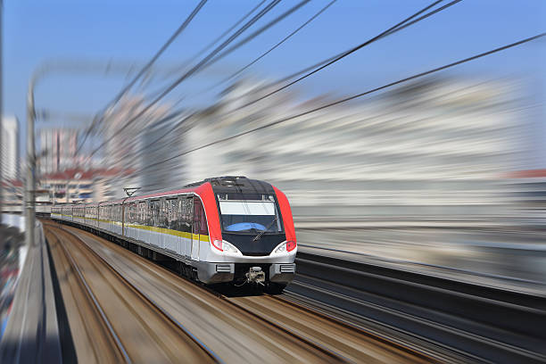 Shanghai metro Shanghai metro in driving high speed train photos stock pictures, royalty-free photos & images