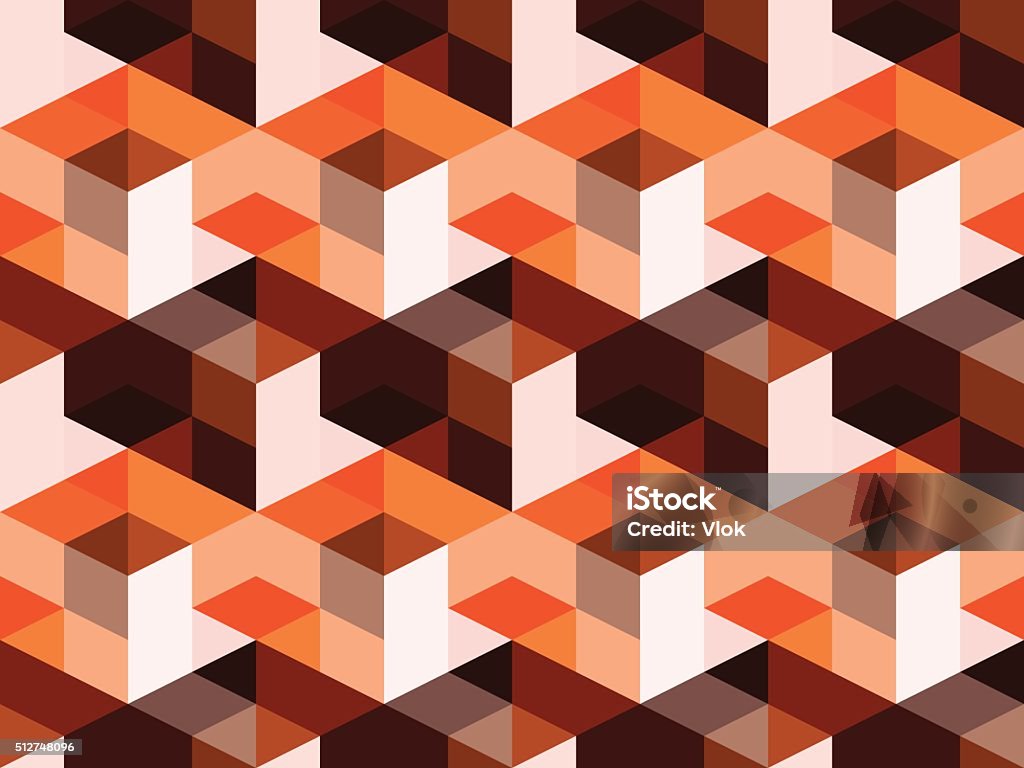 Geometric Vector Pattern Using Isometric Paper Abstract Geometric Isometric Vector Seamless Pattern Background Stock ...