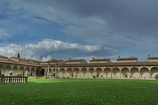 Great Cloister of Galluzzo Charterhouse, Florence, Italy