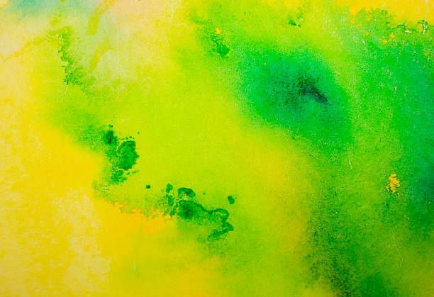 istock Yellow-Green Watercolor Background 512750002