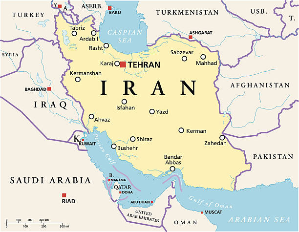 illustrations, cliparts, dessins animés et icônes de carte politique de l'iran - téhéran