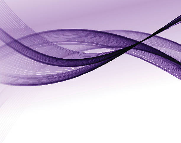 Abstract vector wave background, purple waved lines for design brochure, website, flyer
