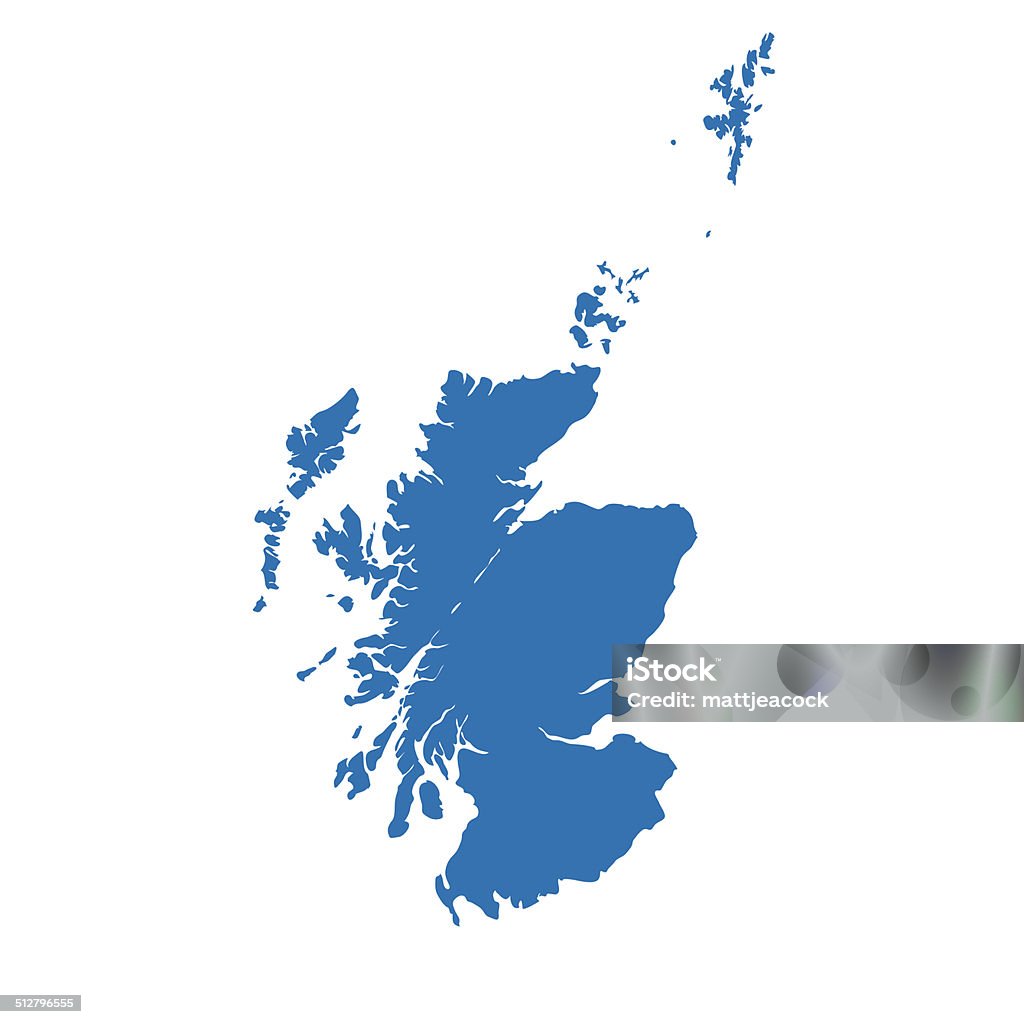 Scotland map Scotland stock vector
