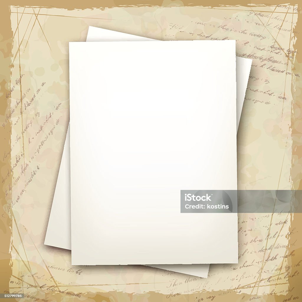 Note Sheet Vector Vector Note Sheets Of Paper Stock Illustration - Download Image Now ...