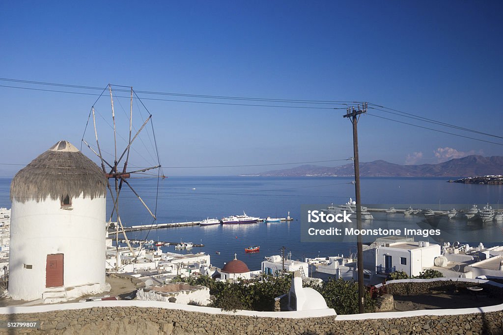 Stadt Mykonos in der Kykladen, Griechenland - Lizenzfrei Architektur Stock-Foto