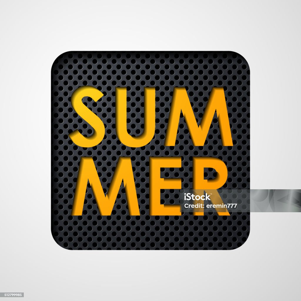 the word summer Abstract stock vector