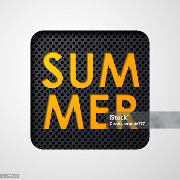 The Word Summer Stock Illustration - Download Image Now - Abstract, Computer Graphic, Creativity