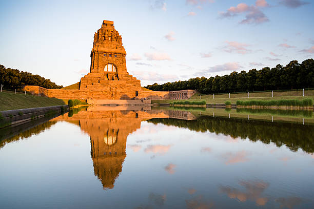 Monument of the battle of the nations in Leipzig, Germany to the 1813 Battle of Leipzig, also known as the Battle of the Nations.