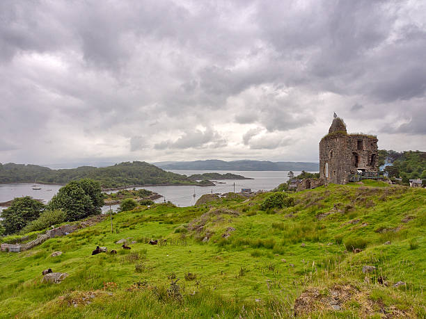 istock Tarbert fishing village 512801885