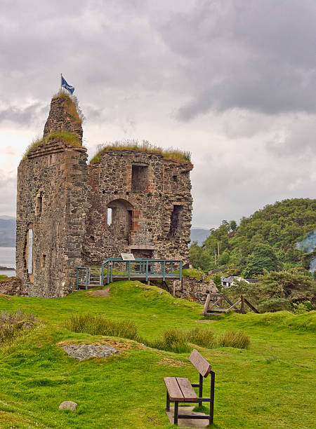 istock Tarbert fishing village 512801889