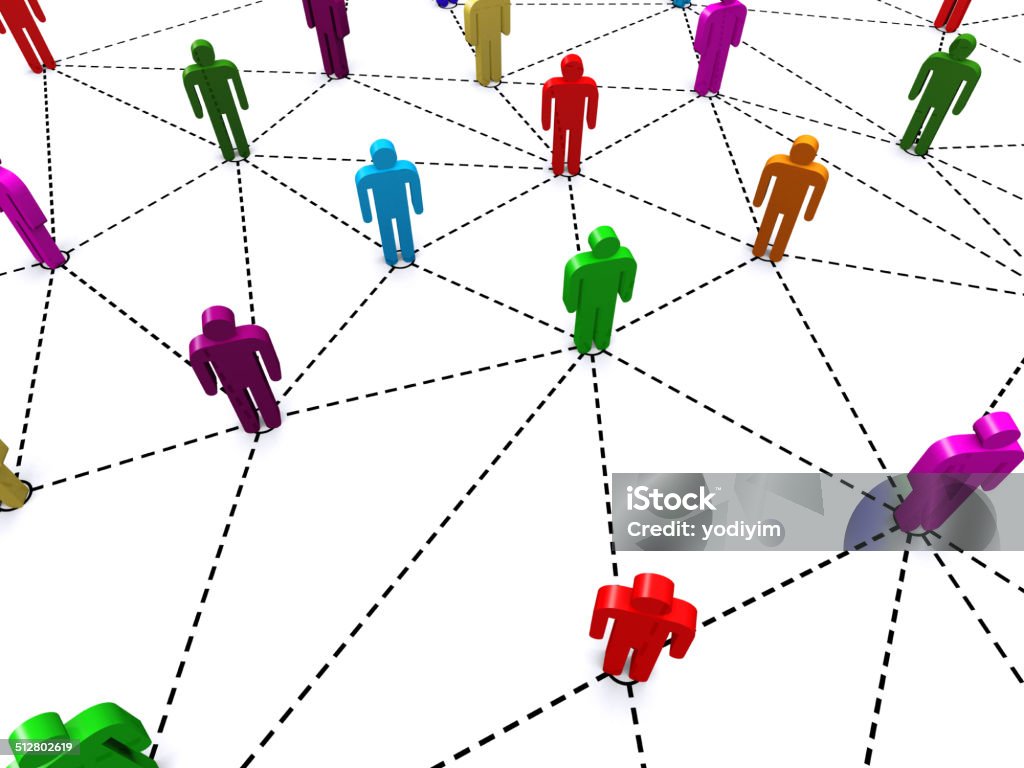 Business human social network. Business human social network Communication Stock Photo