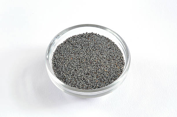 istock Pile of poppy seeds isolated on white 512803086
