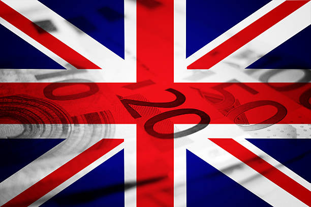 istock United Kingdom flag and euros 512805526
