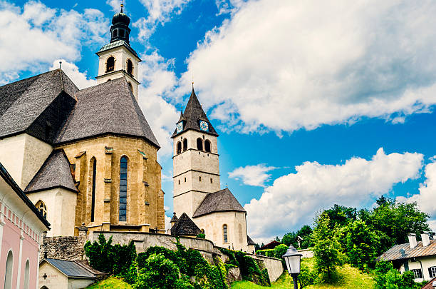 우리의 숙녀 키츠뷔헬 교회 - catholicism north tirol austria europe 뉴스 사진 이미지