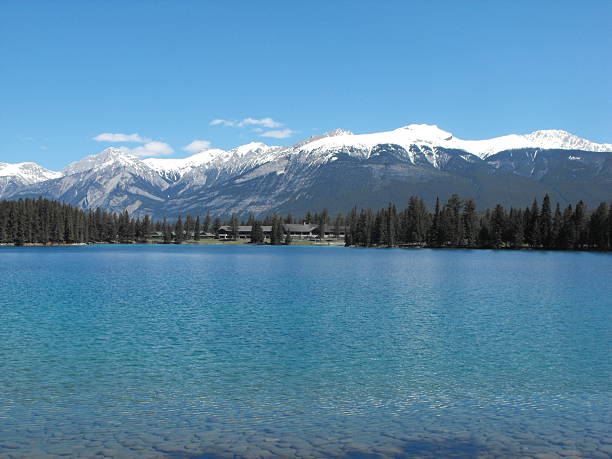 istock Lake in  Jasper, Rocky Mountains, Alberta,  Canada 512808020