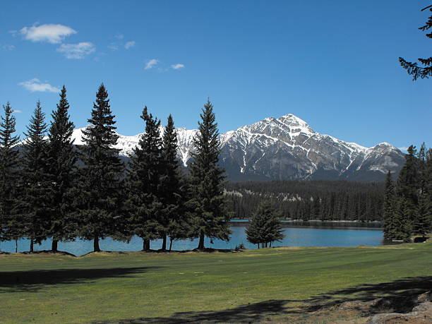 istock Lake in  Jasper, Rocky Mountains, Alberta,  Canada 512808128