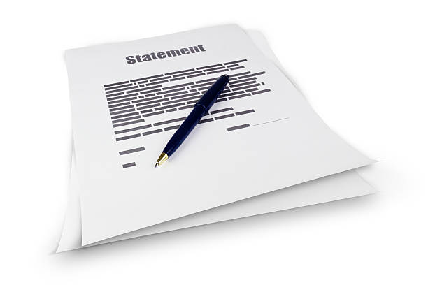 declaración documento - contract signing document legal system fotografías e imágenes de stock