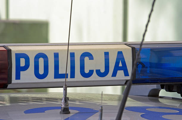 istock Polish Police sign 512810082