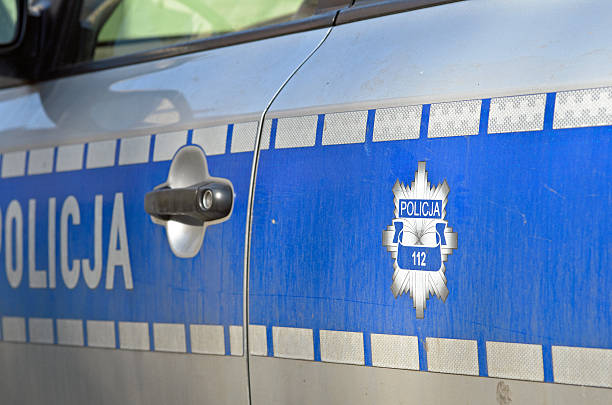 istock Polish Police sign 512810284