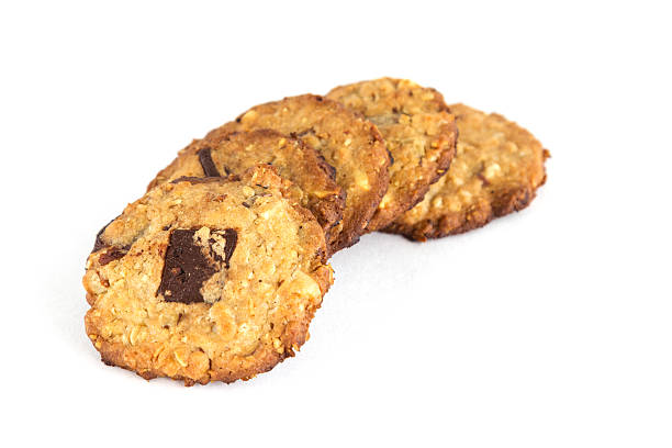 istock Oatmeal cookies on white background 512812060