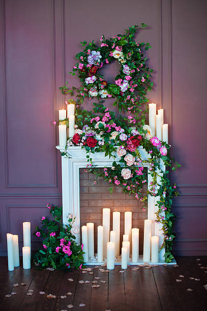 istock Spa salt with flower and candles on table 512813544