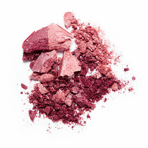 istock crumbled pink blush eyeshadow on white background 512814602
