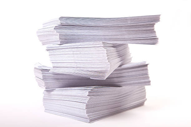 istock pile of envelopes on white background 512815536