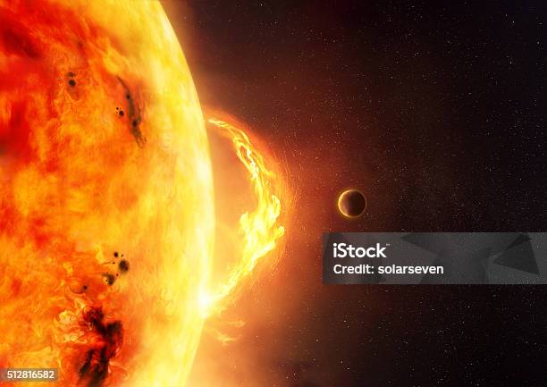 The Sun Solar Flare Stock Photo - Download Image Now - Solar Flare, Outer Space, Burning
