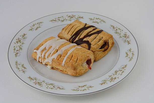 istock Raspberry and hocolate Jalousie Pastries 512817610