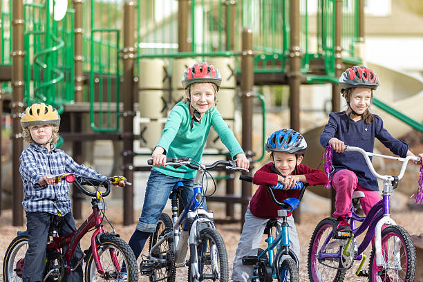 istock Children riding their bikes 512817660